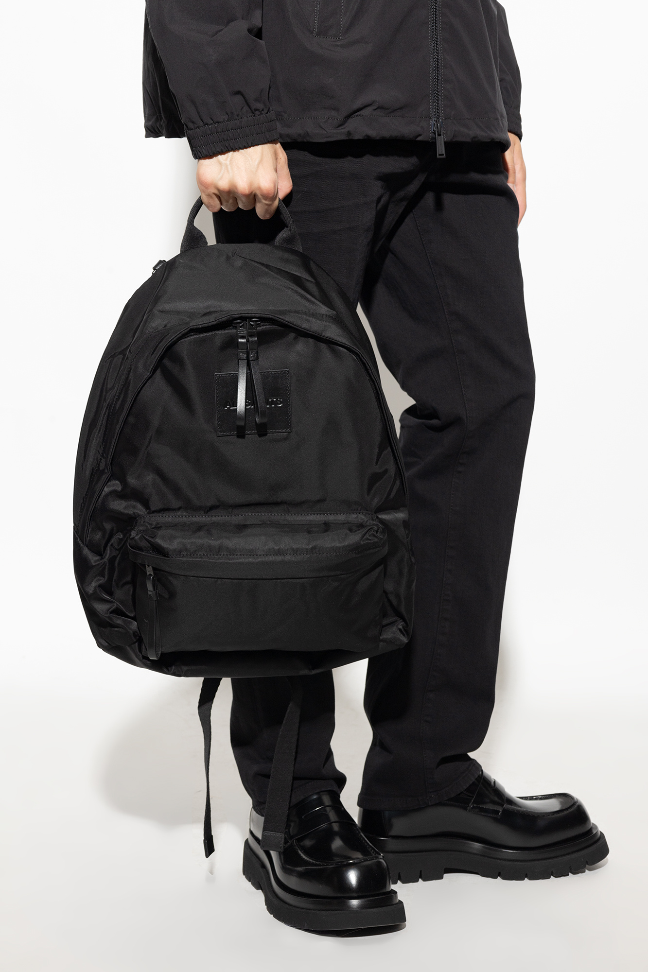 Black Water backpack with logo AllSaints